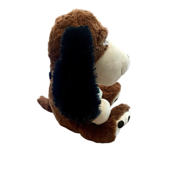 Peek A Boo Toys Basset The Dog Stuffed Animal Plush Toy, Dark Brown, 10.5”, NWT - Picture 3 of 6